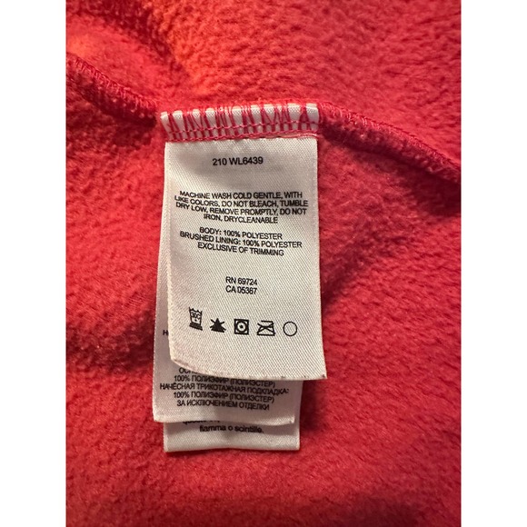 Columbia Womens Jacket Fleece Benton Springs Zip Front Pink Medium - Picture 4 of 5